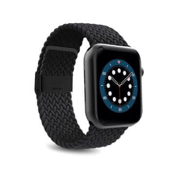 Puro Najlonski pasek za Apple Watch 38, 40, 41 mm Loop – črn