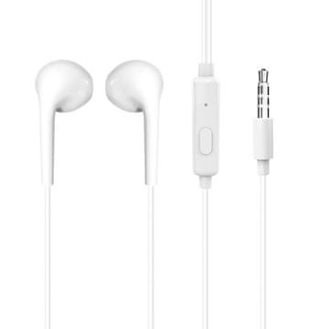 DUDAO Žične ušesne slušalke X10S z 3,5-mm mini jack priključkom, dolžina 1,15 m – bele