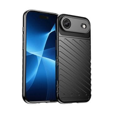 HURTEL Ovitek za iPhone 17 Air Thunder - črn
