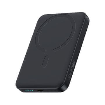 BASEUS EnerFill FM11 Ultra-Mini MagSafe prenosna baterija 10000mAh 22,5W s kablom USB-C - črna