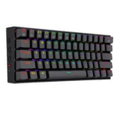Redragon Draconic K530 brezžična mehanska tipkovnica, TKL, RGB, Bluetooth, črna, SLO/HR nabor znakov