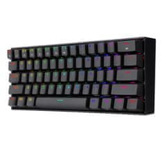 Redragon Draconic K530 brezžična mehanska tipkovnica, TKL, RGB, Bluetooth, črna, SLO/HR nabor znakov