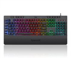 Redragon Shiva K512 RGB tipkovnica s šumniki, črna