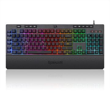 Redragon Shiva K512 RGB tipkovnica s šumniki, črna