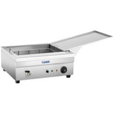 Royal Catering Cvrtnik za ribje krofe s pladnjem za kapljanje 3200 W 230 V 14 l