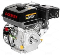 shumee Motor kompaktorja Loncin G200F-A-M, horizontalna gred 20 mm, 6,5 KM, ORIGINAL