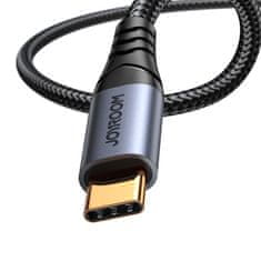 Joyroom Stereo avdio kabel za telefon AUX 3,5 mm mini jack – USB-C, 1,2 m, črn