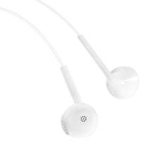 DUDAO Žične ušesne slušalke X10S z 3,5-mm mini jack priključkom, dolžina 1,15 m – bele