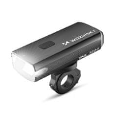 WOZINSKY Sprednja kolesarska luč z USB-C kablom 3000 lm - črna