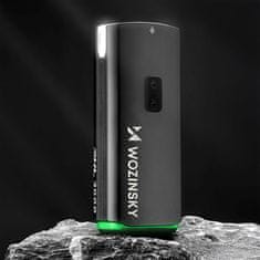 WOZINSKY Sprednja kolesarska luč z USB-C kablom 3000 lm - črna