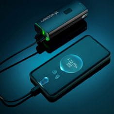 WOZINSKY Sprednja kolesarska luč z USB-C kablom 3000 lm - črna