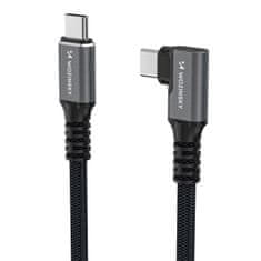 WOZINSKY Kotni kabel USB-C Thunderbolt 4, 240 W, 2 m – črn