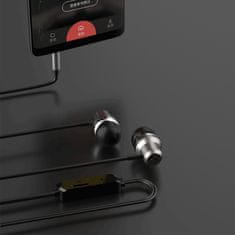 DUDAO Žične ušesne slušalke X10PRO z 3,5-mm mini jack priključkom – črne