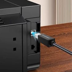 WOZINSKY Kabel za tiskalnik in skener USB-B – USB-C, 1 m – črn