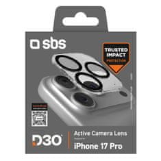 SBS Zaščitno steklo za iPhone 17 Pro s tehnologijo D3O Camera Glass
