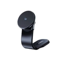 WOZINSKY Magnetni nosilec za avto z induktivnim polnilnikom za telefon v kokpitu 15W MagSafe
