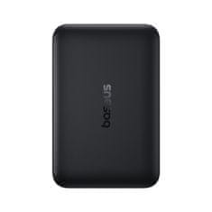 BASEUS Powerbank 10000 mAh 22,5 W s kablom USB-C EnerFill FM11 Ultra-Mini MagSafe – črn