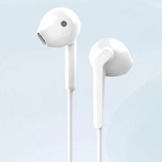 DUDAO Žične ušesne slušalke X3 USB-C – bele
