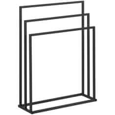 Physa Stoječi talni stojalo za 3 brisače STAL 65 x 21,5 x 84 cm, temno siva