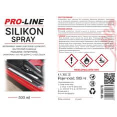 IN SILIKONSKO MAZIVO V SPREJU ZA NEGO PLASTIČNIH IN GUMIJASTIH TESNILEK 500 ML
