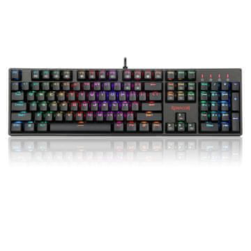 Redragon Surara K582 tipkovnica, mehanska, rdeča stikala, RGB, SLO/HR