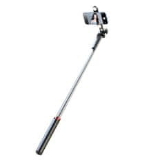 WOZINSKY Teleskopski selfie palica s stojalom za fotografiranje z dvojno lučjo in držalom za telefon, 1,75 m