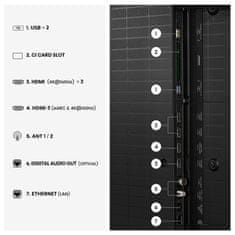 Hisense 55U7S PRO 4K UHD televizor, VIDAA Smart OS