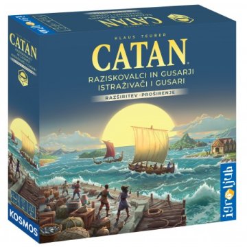 Igroljub Catan Raziskovalci in gusarji razširitev družabne igre