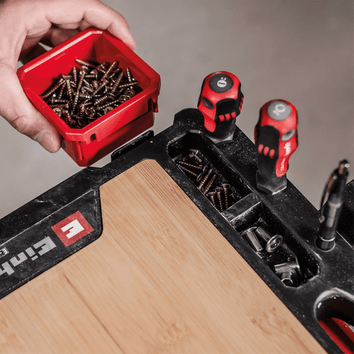 Organizacija orodja na E-Case delovni plošči