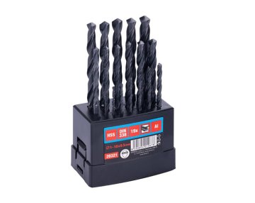 STREFA Set za vrtanje kovin HSS 1,0-10,0x0,5 mm 19 kosov.