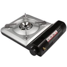 2v1 potovalni plinski kuhalnik za kartuše/jeklenke, 3,5 kW + kovček