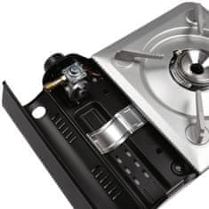 2v1 potovalni plinski kuhalnik za kartuše/jeklenke, 3,5 kW + kovček