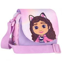 DreamWorks Gabby's Dollhouse Torba z zadrgo za dekleta, majhna torba s trakom 14x13x5cm