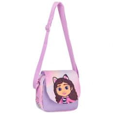 DreamWorks Gabby's Dollhouse Torba z zadrgo za dekleta, majhna torba s trakom 14x13x5cm