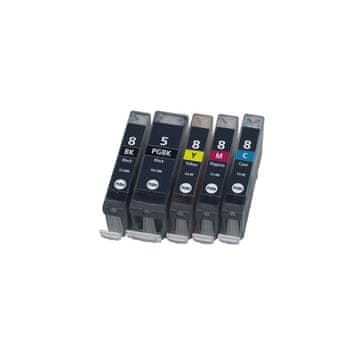 PremiumPrint Komplet 5 kartuš CLI 8 in PGI 5 Canon (4 barve)