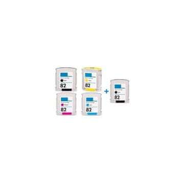PremiumPrint Komplet 5 kartuš HP 82XL za HP (4 barve)