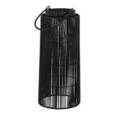 Autronic Svetilka umetni ratan, stebričasti, LED osvetlitev, velikost M, sivo-črna (PLA106-M)