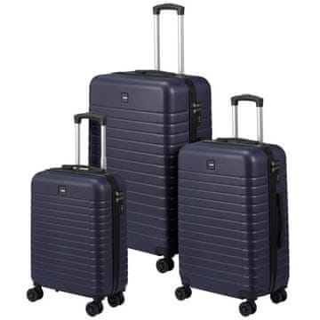 ProWorld Komplet potovalnih kovčkov KO-DG4700190 3 kosi temno modri