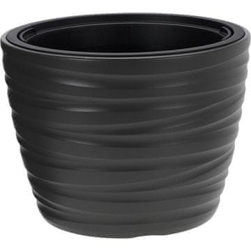 ProGarden Cvetlični lonček KO-Y89300710 premer 37 x višina 28 cm siva taupe
