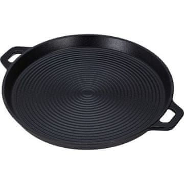 SIAKI Ponev za žar KO-C85000350 litoželezna 34 cm črna