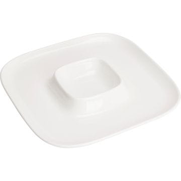 SIAKI Servirni krožnik KO-795880760 porcelan 26x26 cm