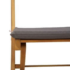 Vidaxl Zunanje bistro stolice 2 szt. Temno siva 40 x 53 x 80 cm