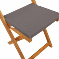 Vidaxl Zunanje bistro stolice 2 szt. Temno siva 40 x 53 x 80 cm