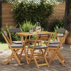Vidaxl Zunanje bistro stolice 6 szt. Temno siva 40 x 53 x 80 cm
