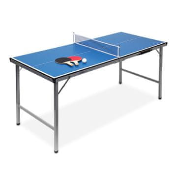 Northix Zložljiva miza za namizni tenis kompaktna notranja z mrežo