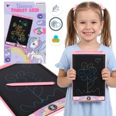 STARPAK LCD risalna tablica, izginjajoče pero za dekleta, grafična tablica + pisalo, čarobna tabla
