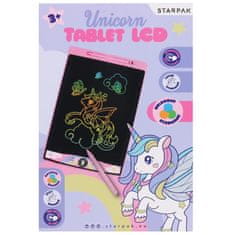 STARPAK LCD risalna tablica, izginjajoče pero za dekleta, grafična tablica + pisalo, čarobna tabla