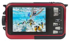 Agfaphoto WP8000 digitalni fotoaparat, vodoodporen, rdeč (WP8000RD)