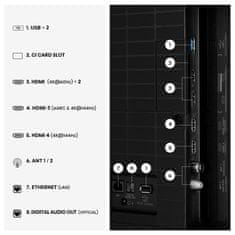 Hisense 75U7SE 4K UHD televizor, VIDAA Smart OS