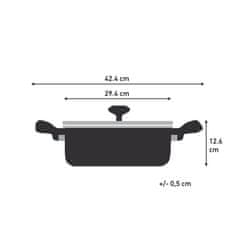 Tefal Excellence G7 visoka ponev s pokrovom, 28 cm, indukcija (G3207202)